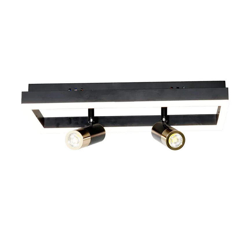 LED Dimmable φωτιστικό οροφής LED/50W/230V 3000-6500K μαύρο + τηλεχειριστήριο