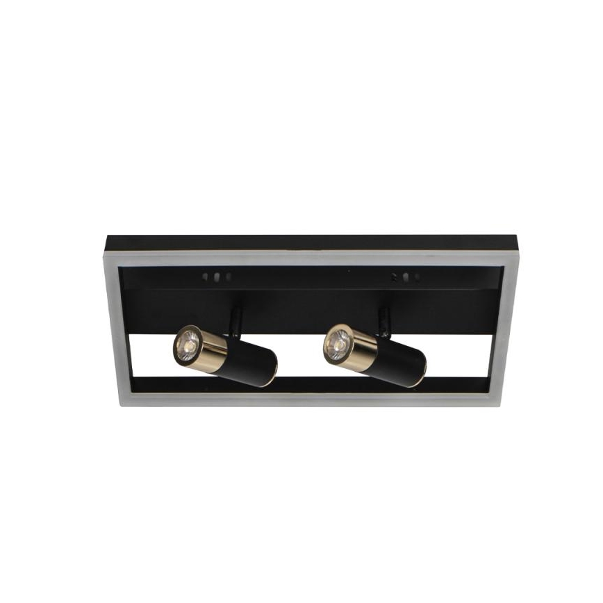 LED Dimmable φωτιστικό οροφής LED/50W/230V 3000-6500K μαύρο + τηλεχειριστήριο