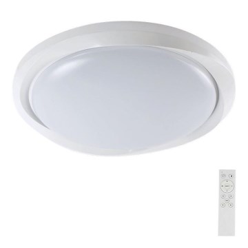 LED Dimmable φωτιστικό οροφής LED/60W/230V 3000-6500K 49,2 cm λευκό + τηλεχειριστήριο