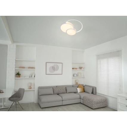 LED Dimmable φωτιστικό οροφής LED/60W/230V 3000-6500K λευκό + τηλεχειριστήριο