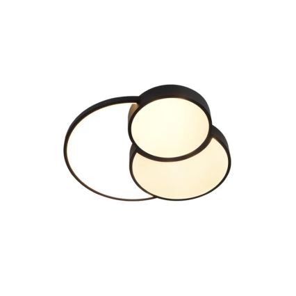 LED Dimmable φωτιστικό οροφής LED/60W/230V 3000-6500K μαύρο + τηλεχειριστήριο