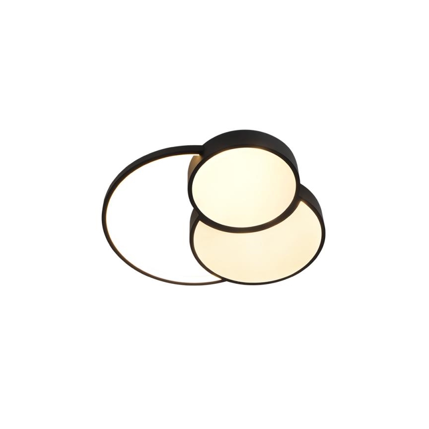 LED Dimmable φωτιστικό οροφής LED/60W/230V 3000-6500K μαύρο + τηλεχειριστήριο