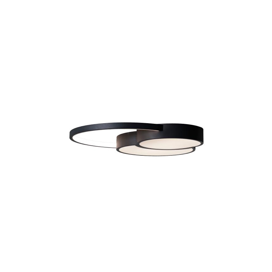 LED Dimmable φωτιστικό οροφής LED/60W/230V 3000-6500K μαύρο + τηλεχειριστήριο