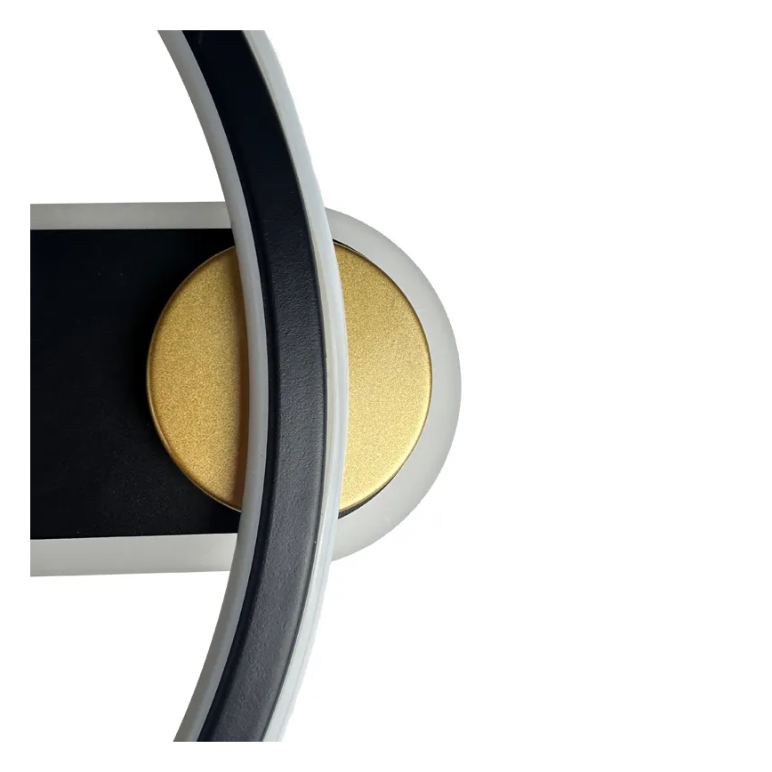 LED Dimmable φωτιστικό οροφής LED/60W/230V 3000-6500K μαύρο + τηλεχειριστήριο