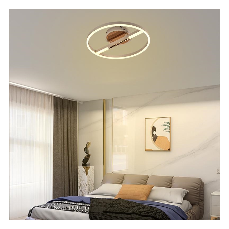 LED Dimmable φωτιστικό οροφής LED/60W/230V 3000-6500K + τηλεχειριστήριο