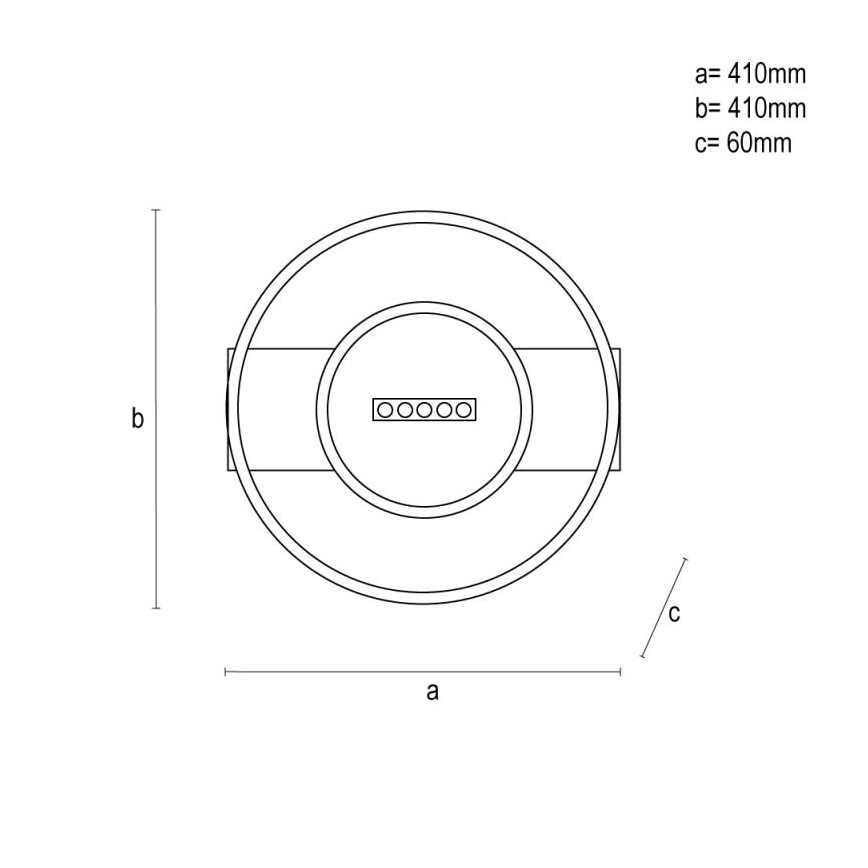 LED Dimmable φωτιστικό οροφής LED/60W/230V 3000-6500K + τηλεχειριστήριο