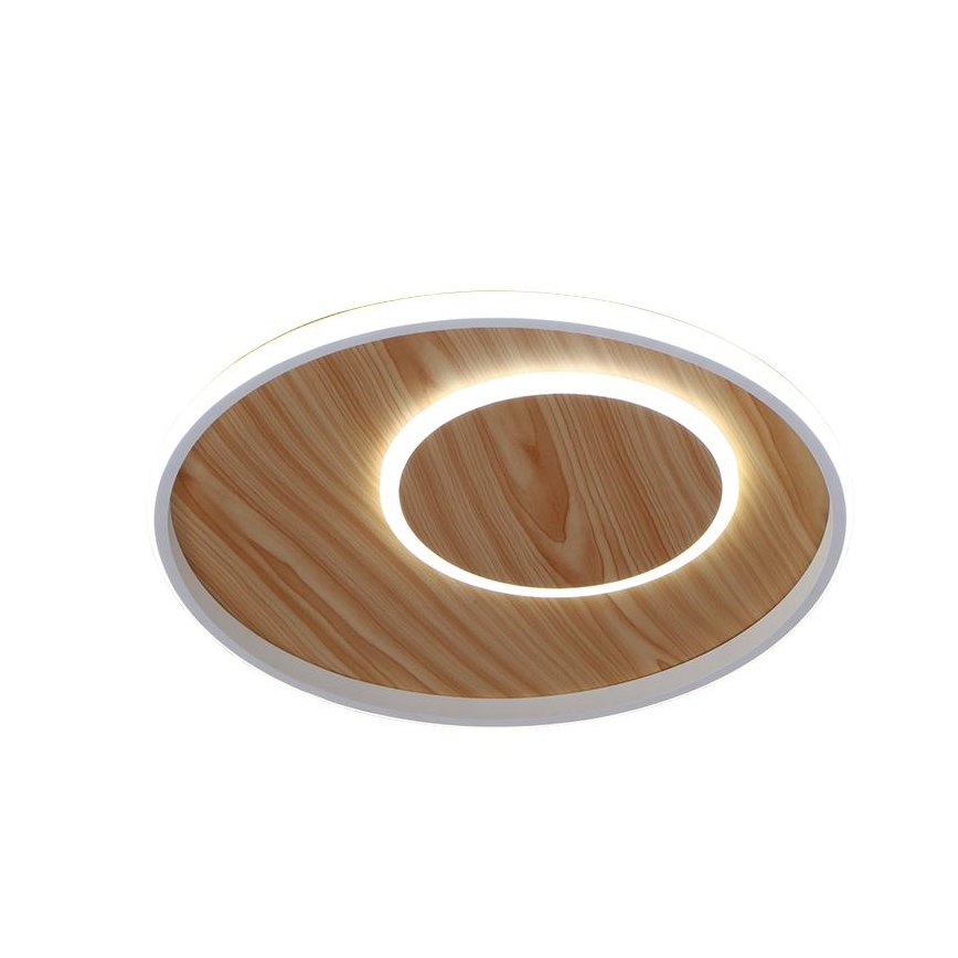 LED Dimmable φωτιστικό οροφής LED/65W/230V 3000-6500K καφέ + τηλεχειριστήριο