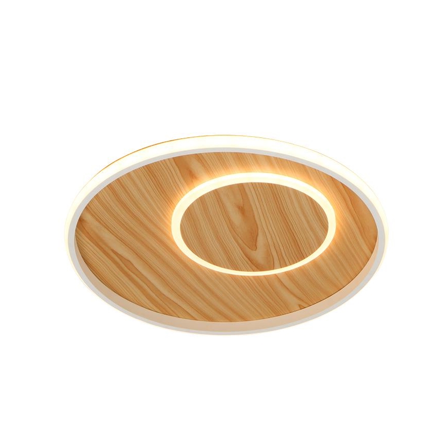 LED Dimmable φωτιστικό οροφής LED/65W/230V 3000-6500K καφέ + τηλεχειριστήριο