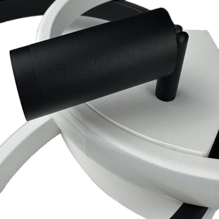 LED Dimmable φωτιστικό οροφής LED/70W/230V 3000-6500K λευκό/μαύρο + τηλεχειριστήριο