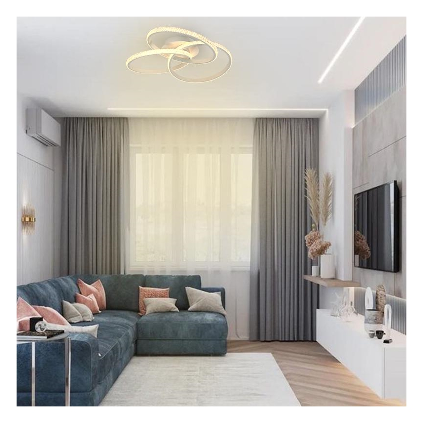 LED Dimmable φωτιστικό οροφής LED/70W/230V 3000-6500K λευκό + τηλεχειριστήριο