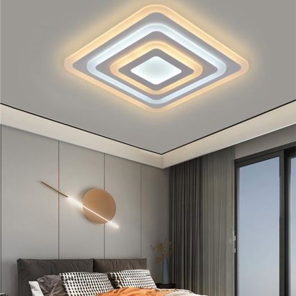 LED Dimmable φωτιστικό οροφής LED/80W/230V 3000-6500K + τηλεχειριστήριο