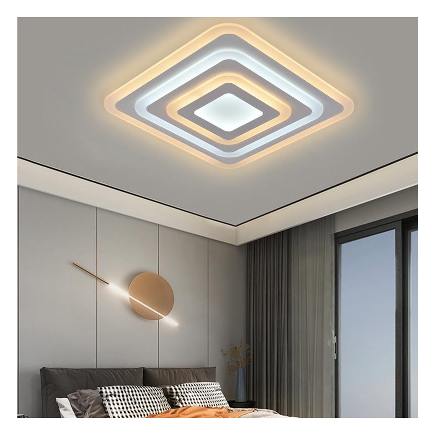 LED Dimmable φωτιστικό οροφής LED/80W/230V 3000-6500K + τηλεχειριστήριο