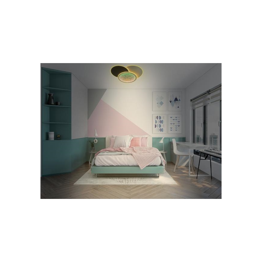 LED Dimmable φωτιστικό οροφής LED/80W/230V 3000-6500K λευκό + τηλεχειριστήριο