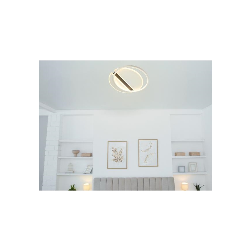 LED Dimmable φωτιστικό οροφής LED/80W/230V 3000-6500K λευκό + τηλεχειριστήριο
