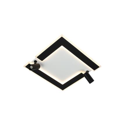 LED Dimmable φωτιστικό οροφής LED/80W/230V 3000-6500K μαύρο + τηλεχειριστήριο
