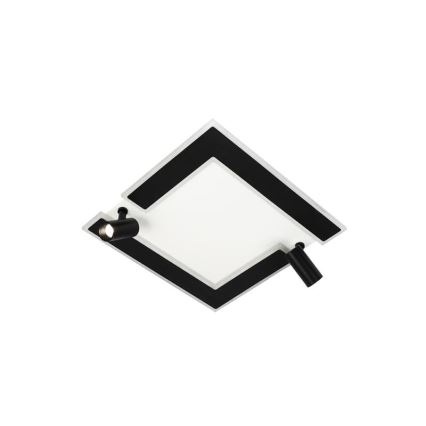 LED Dimmable φωτιστικό οροφής LED/80W/230V 3000-6500K μαύρο + τηλεχειριστήριο