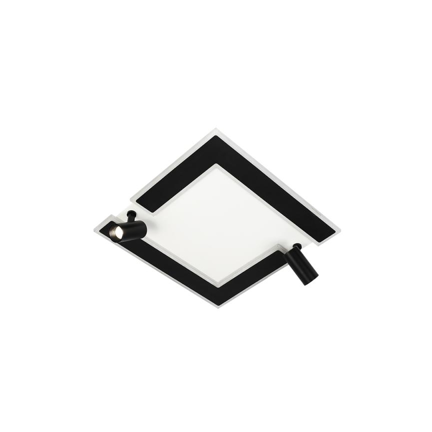 LED Dimmable φωτιστικό οροφής LED/80W/230V 3000-6500K μαύρο + τηλεχειριστήριο