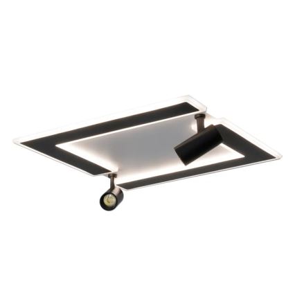 LED Dimmable φωτιστικό οροφής LED/80W/230V 3000-6500K μαύρο + τηλεχειριστήριο