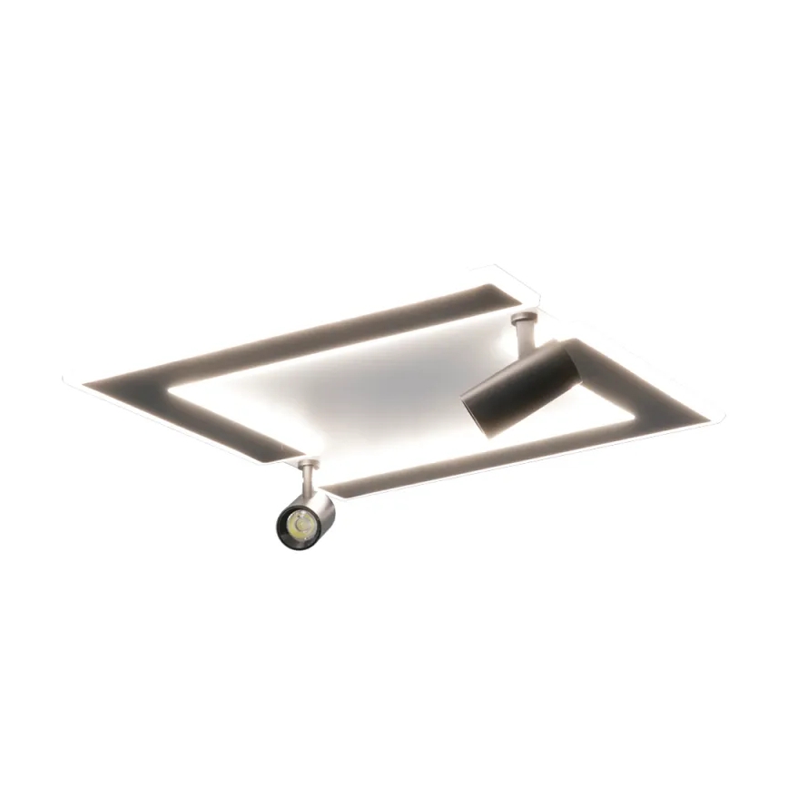 LED Dimmable φωτιστικό οροφής LED/80W/230V 3000-6500K μαύρο + τηλεχειριστήριο