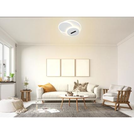 LED Dimmable φωτιστικό οροφής LED/90W/230V 3000-6500K λευκό + τηλεχειριστήριο