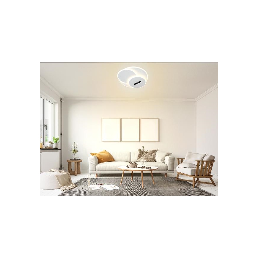 LED Dimmable φωτιστικό οροφής LED/90W/230V 3000-6500K λευκό + τηλεχειριστήριο