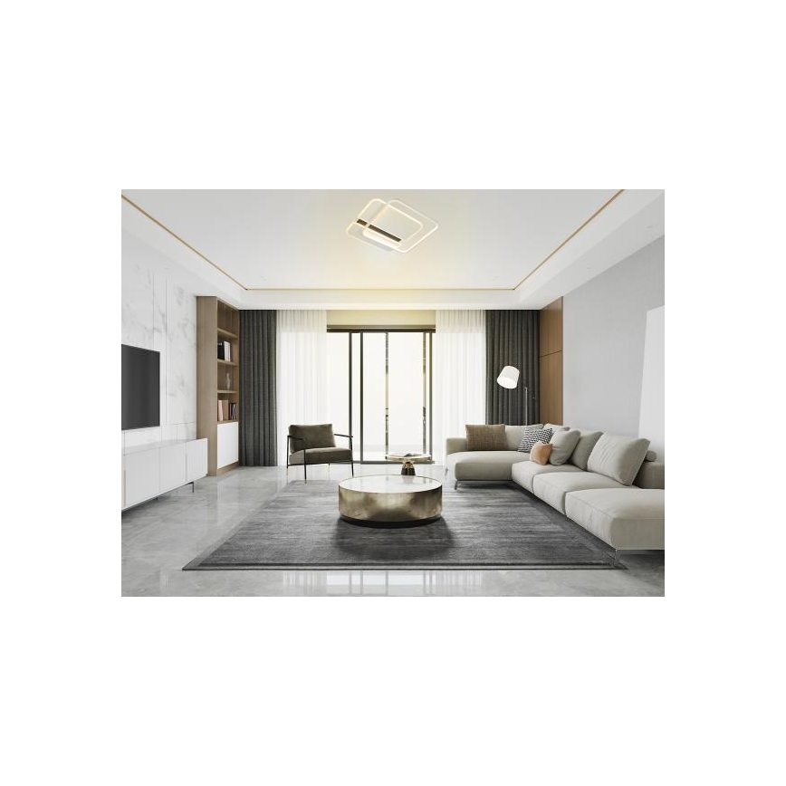 LED Dimmable φωτιστικό οροφής LED/95W/230V 3000-6500K λευκό + τηλεχειριστήριο