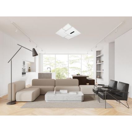 LED Dimmable φωτιστικό οροφής LED/95W/230V 3000-6500K λευκό + τηλεχειριστήριο
