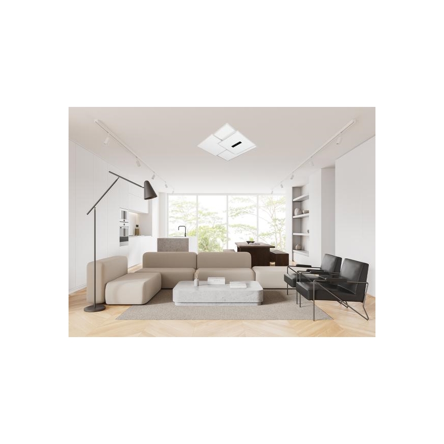 LED Dimmable φωτιστικό οροφής LED/95W/230V 3000-6500K λευκό + τηλεχειριστήριο