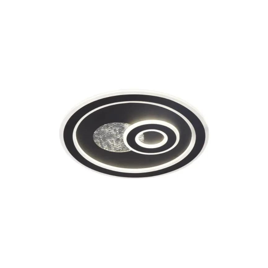 LED Dimmable φωτιστικό οροφής LED/95W/230V 3000-6500K μαύρο + τηλεχειριστήριο