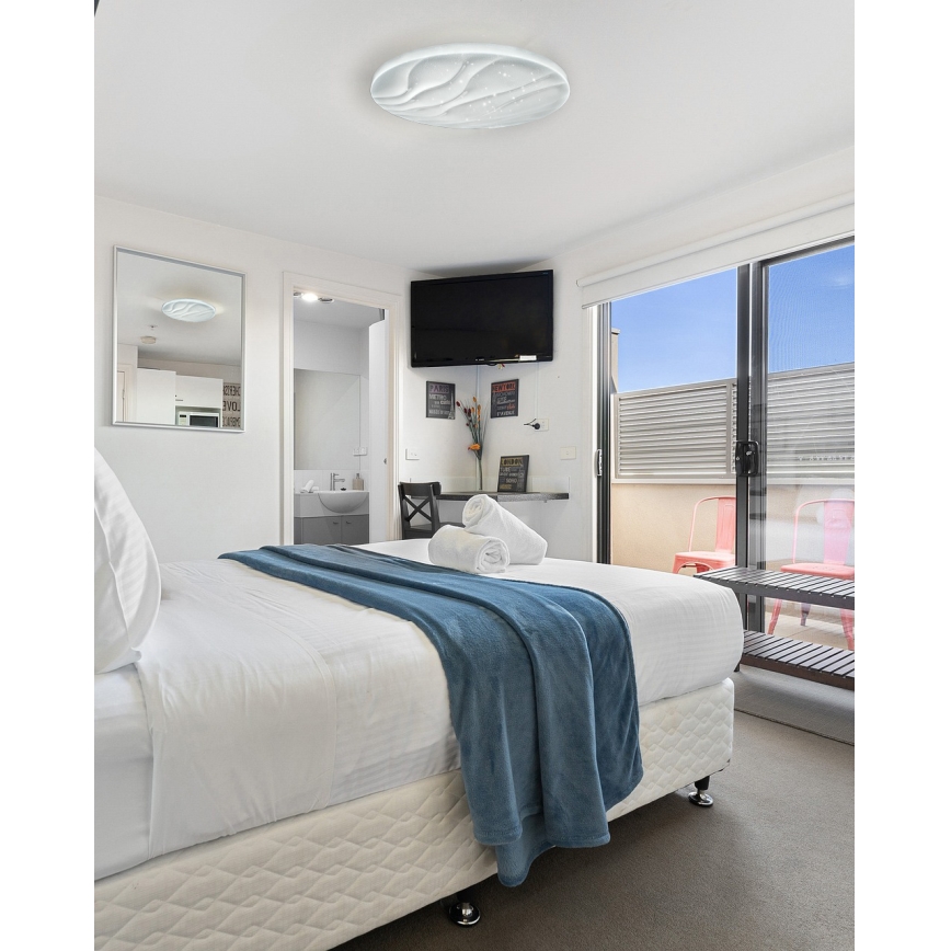 LED Dimmable φωτιστικό οροφής LIKA LED/36W/230V 2700-6500K διάμετρος 48 cm + τηλεχειριστήριο