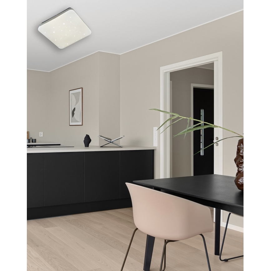 LED Dimmable φωτιστικό οροφής MANA LED/36W/230V 2700-6500K 43x43 cm + τηλεχειριστήριο