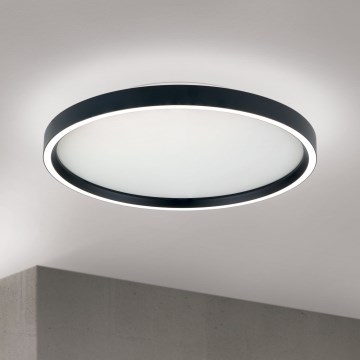 LED Dimmable φωτιστικό οροφής MASCA LED/36W/230V 2700/3350/4000K διάμετρος 40 cm μαύρο