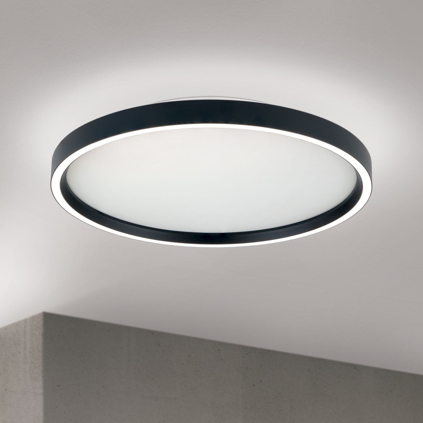 LED Dimmable φωτιστικό οροφής MASCA LED/36W/230V 2700/3350/4000K διάμετρος 40 cm μαύρο