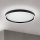 LED Dimmable φωτιστικό οροφής MASCA LED/36W/230V 2700/3350/4000K διάμετρος 40 cm μαύρο