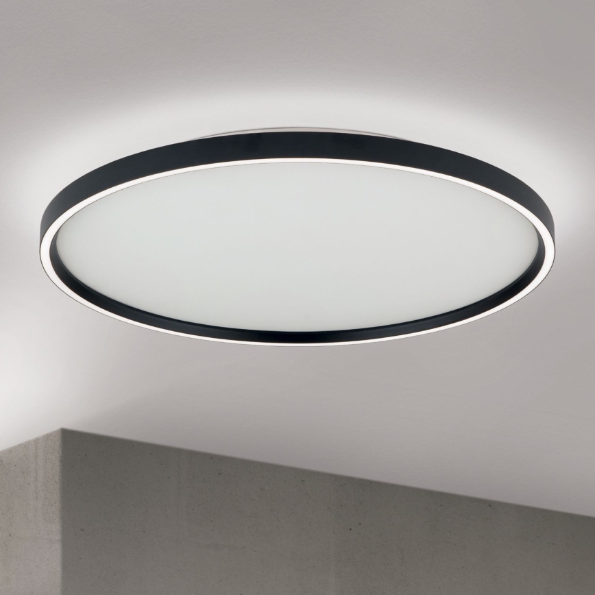 LED Dimmable φωτιστικό οροφής MASCA LED/47W/230V 2700/3350/4000K διάμετρος 60 cm μαύρο