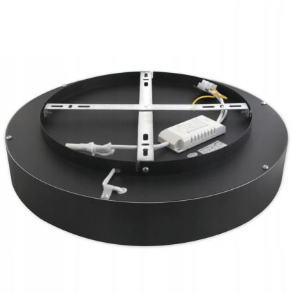 LED Dimmable φωτιστικό οροφής NOVA LED/54W/230V 3000-6500K μαύρο + τηλεχειριστήριο