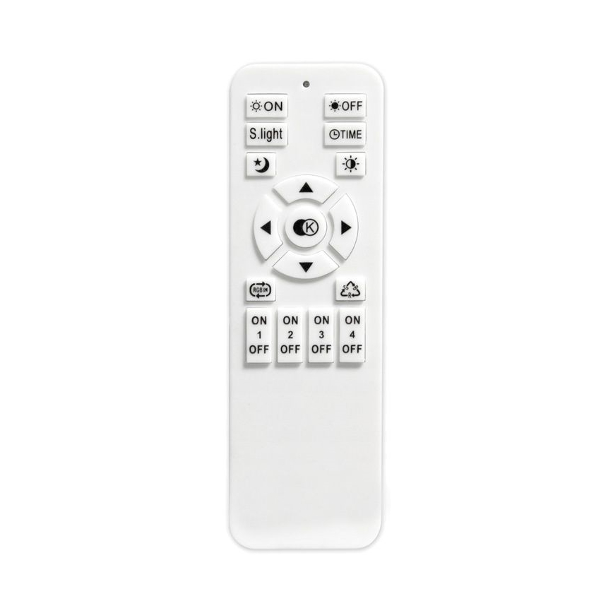 LED Dimmable φωτιστικό οροφής NOVA LED/54W/230V 3000-6500K μαύρο + τηλεχειριστήριο