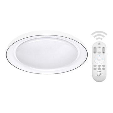 LED Dimmable φωτιστικό οροφής OPAL LED/24W/230V + τηλεχειριστήριο