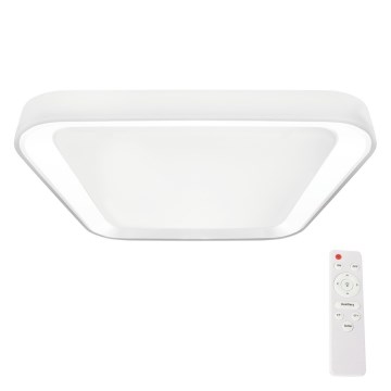 LED Dimmable φωτιστικό οροφής QUADRO LED/38W/230V 3000-6000K λευκό + τηλεχειριστήριο