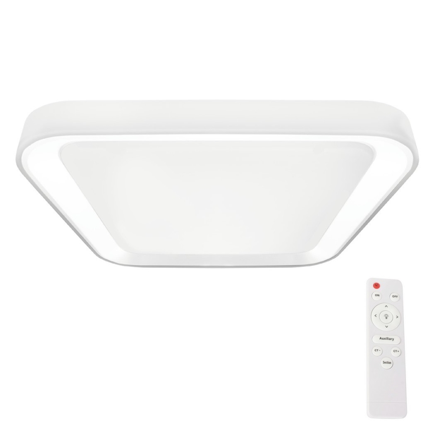 LED Dimmable φωτιστικό οροφής QUADRO LED/38W/230V 3000-6000K λευκό + τηλεχειριστήριο