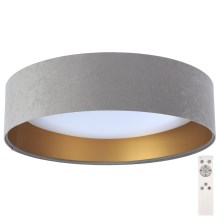 LED Dimmable φωτιστικό οροφής SMART GALAXY LED/24W/230V γκρι/χρυσό 3000-6500K + RC