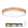 LED Dimmable φωτιστικό οροφής SOLID OAK LED/48W/230V 3000-6500K δρυς διάμετρος 39 cm + τηλεχειριστήριο