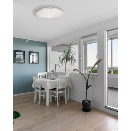 LED Dimmable φωτιστικό οροφής VENTA LED/36W/230V 2700-6500K διάμετρος 48 cm + τηλεχειριστήριο