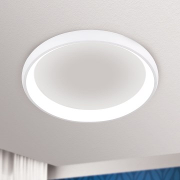 LED Dimmable φωτιστικό οροφής VENUS LED/50W/230V διάμετρος 61 cm λευκό