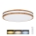 LED Dimmable φωτιστικό οροφής WOODY LED/48W/230V 3000-6500K δρυς διάμετρος 38 cm + τηλεχειριστήριο