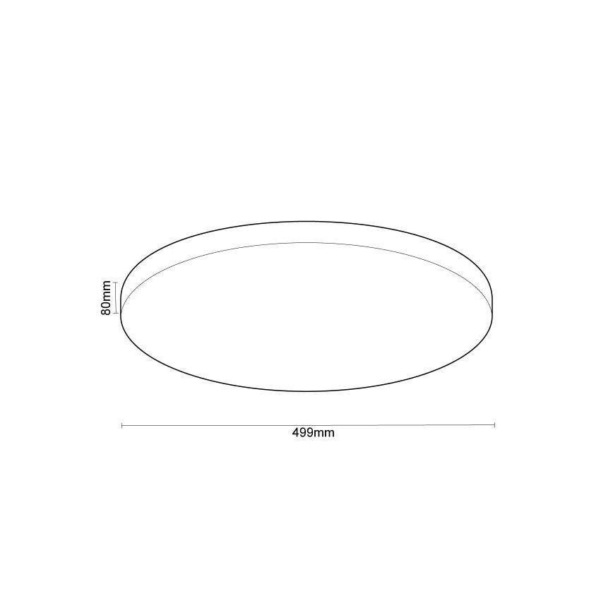 LED Dimmable φωτιστικό οροφής με φωνητικό έλεγχο OPAL LED/48W/230V 2700-6500K λευκό + τηλεχειριστήριο