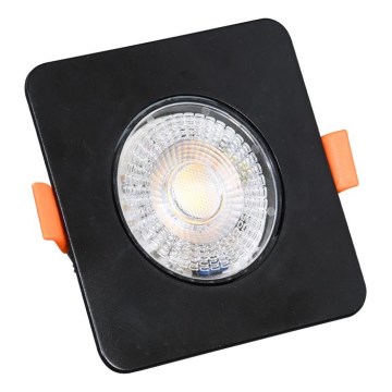 LED Dimmable χωνευτό φωτιστικό KENT LED/3/5/7W/230V3000/4000/6000K 9x9 cm μαύρο