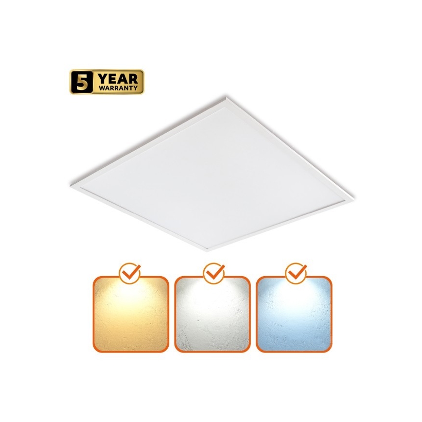 LED Dimmable χωνευτό φωτιστικό πάνελ CAPRI LED/25/36/40W/230V 3000/4000/5700K UGR<19 IP44 60x60 cm