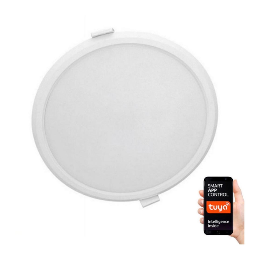 LED Dimmable χωνευτό φωτιστικό ALGINE LED/12W/230V Wi-Fi Tuya στρογγυλό