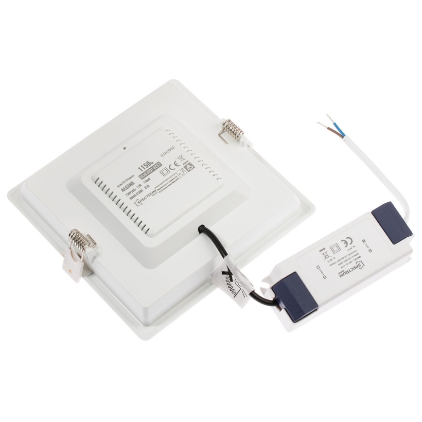LED Dimmable χωνευτό φωτιστικό ALGINE LED/12W/230V Wi-Fi Tuya τετράγωνο
